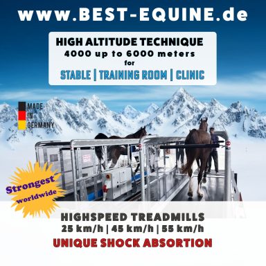 Bahrain High Altitude Training Center für Pferde Hochleistungstraining für Pferde mit Highspeed-Läufen in alpiner Umgebung.